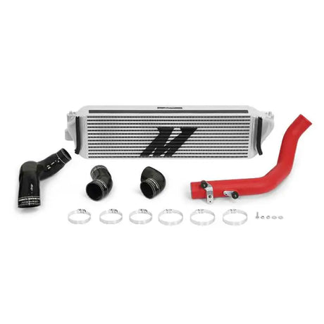Mishimoto 2017+ Honda Civic Type R Intercooler Kit - Silver Intercooler Red Piping 