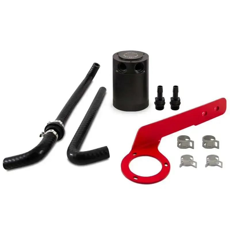 Mishimoto 2018+ Honda Accord 2.0T Baffled Oil Catch Can PCV Side - Red 