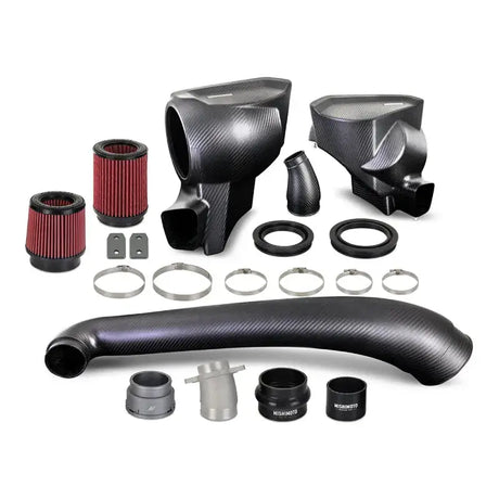 Carbon fiber gloss air intake system for BMW G8X M3/M4 by Mishimoto