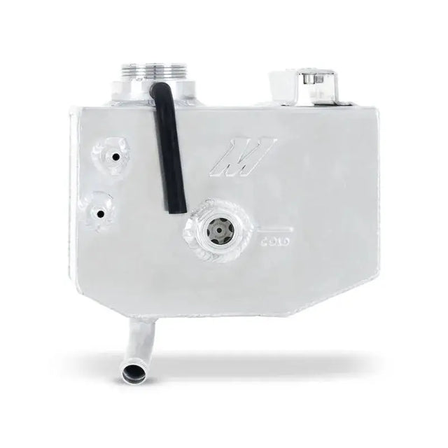 Silver aluminum coolant reservoir for Ford Bronco EcoBoost expansion tank upgrade