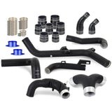 Mishimoto 2021 + Ford Bronco 2.7L High-Mount Intercooler Pipe Upgrade Kit - Wrinkle Black - Truck & Automotive