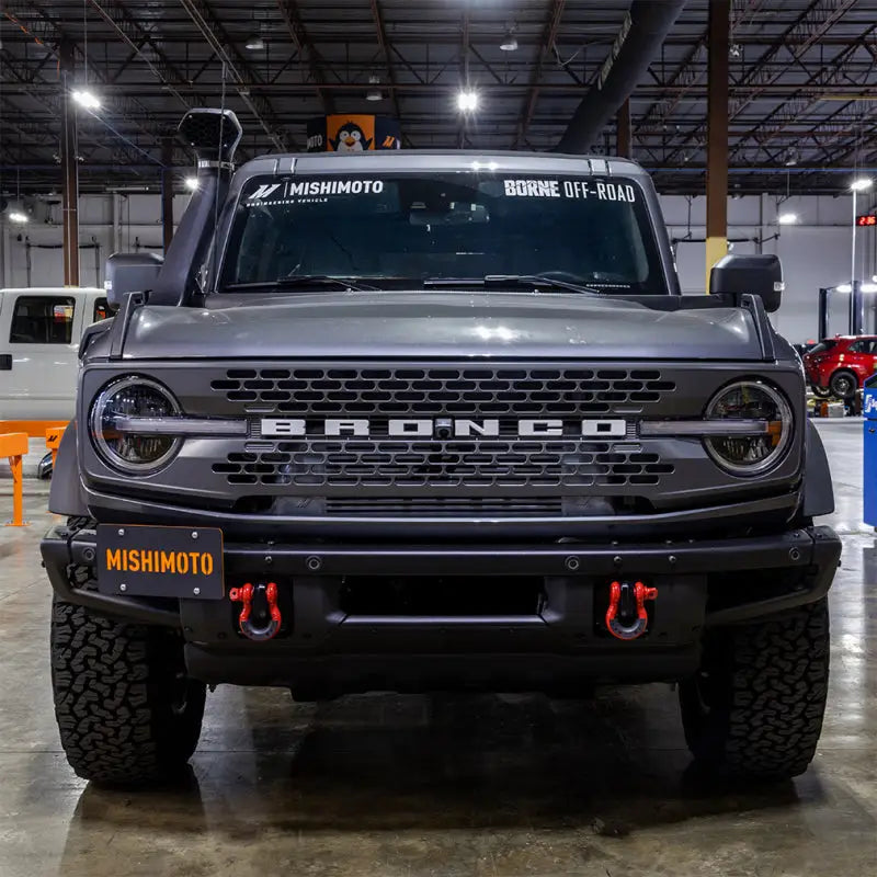 Mishimoto 2021 + Ford Bronco Modular Bumper License Plate Relocation - Truck & Automotive