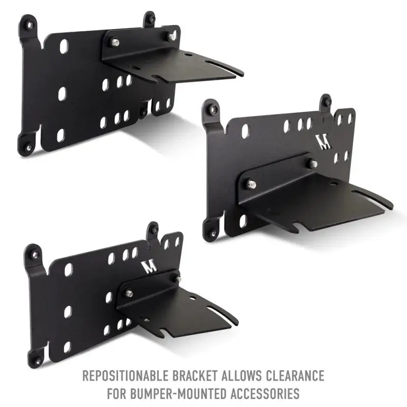Mishimoto 2021 + Ford Bronco Modular Bumper License Plate Relocation - Truck & Automotive