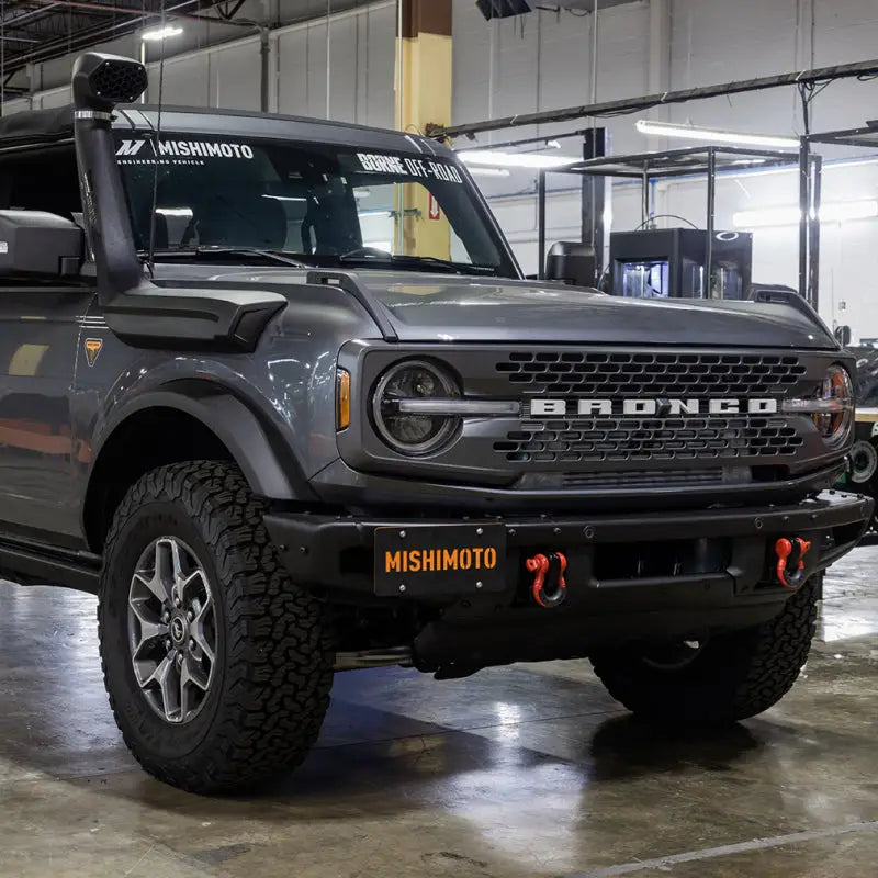 Mishimoto 2021 + Ford Bronco Modular Bumper License Plate Relocation - Truck & Automotive