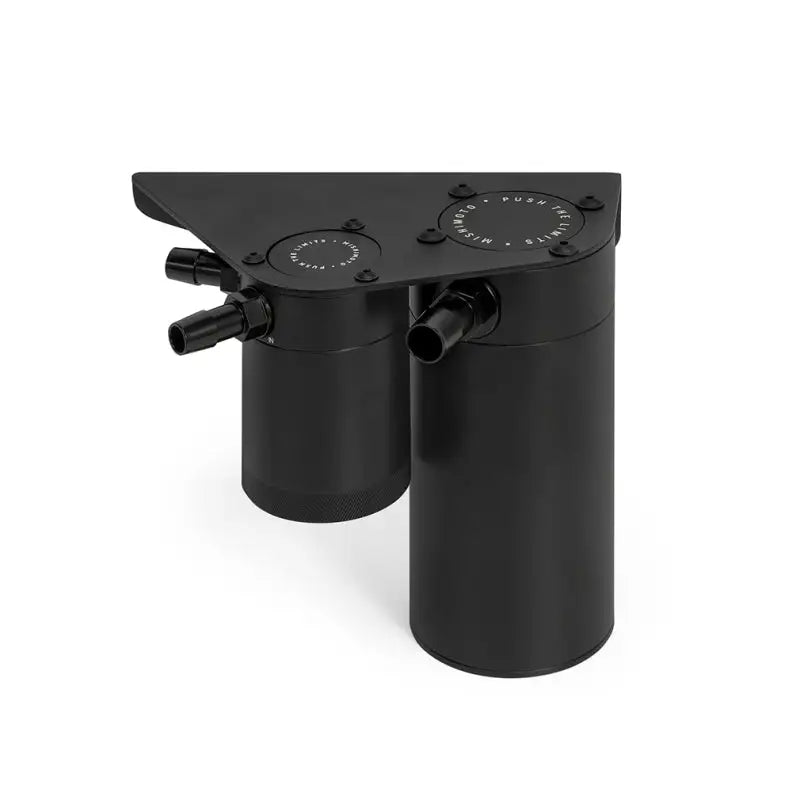 Black dual oil catch can for Ford F-150 3.5L EcoBoost EcoBoost oil catch kit