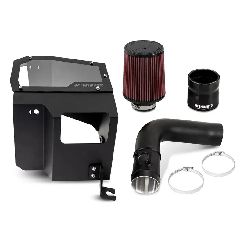Mishimoto 2022 + Subaru WRX Performance Air Intake - Oiled Filter - Micro-Wrinkle Black - Truck & Automotive
