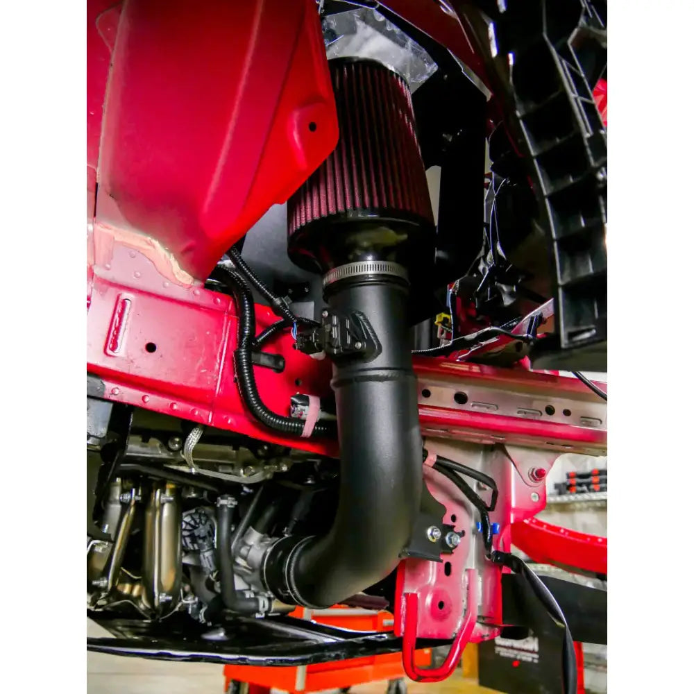 Mishimoto 2022 + Subaru WRX Performance Air Intake - Oiled Filter - Micro-Wrinkle Black - Truck & Automotive