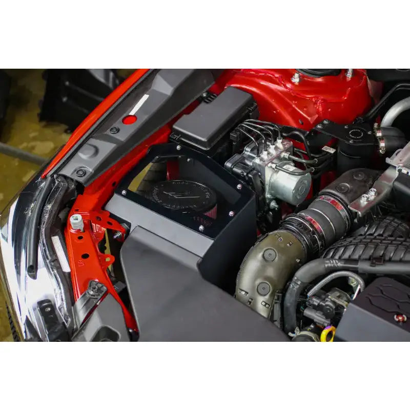 Mishimoto 2022 + Subaru WRX Performance Air Intake - Oiled Filter - Micro-Wrinkle Black - Truck & Automotive