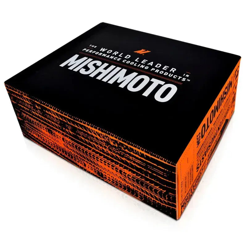 Black Mishimoto box for Subaru WRX thermostatic oil cooler kit