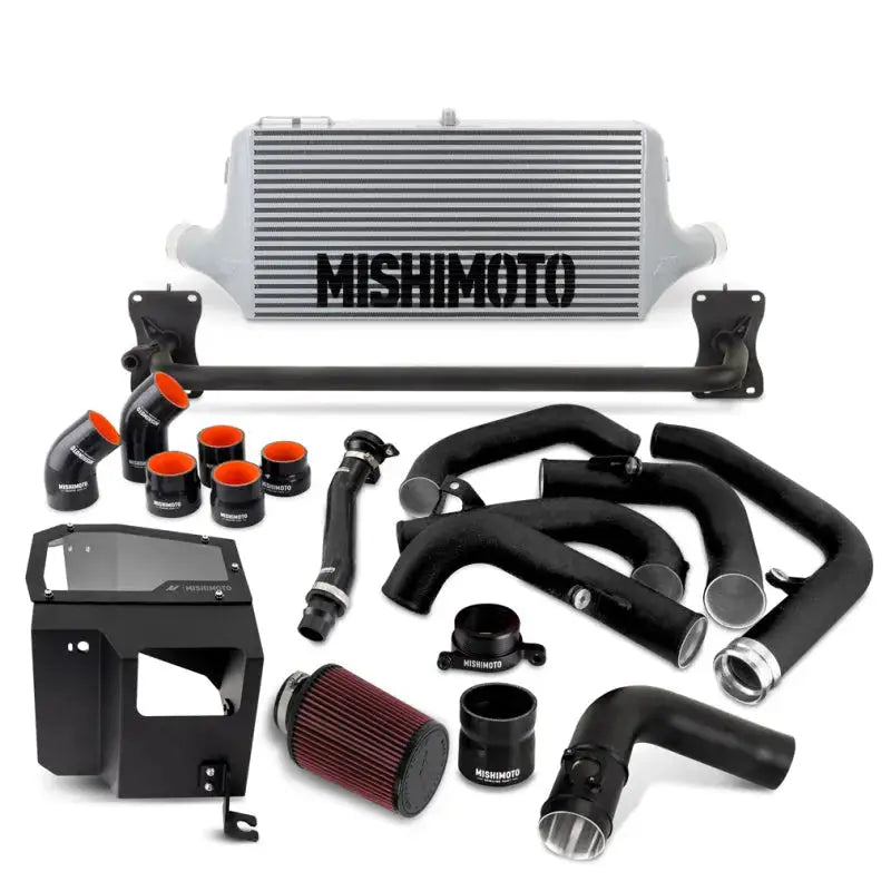 Automotive intercooler kit with intake SL core and MWBK pipes for 2022+ WRX
