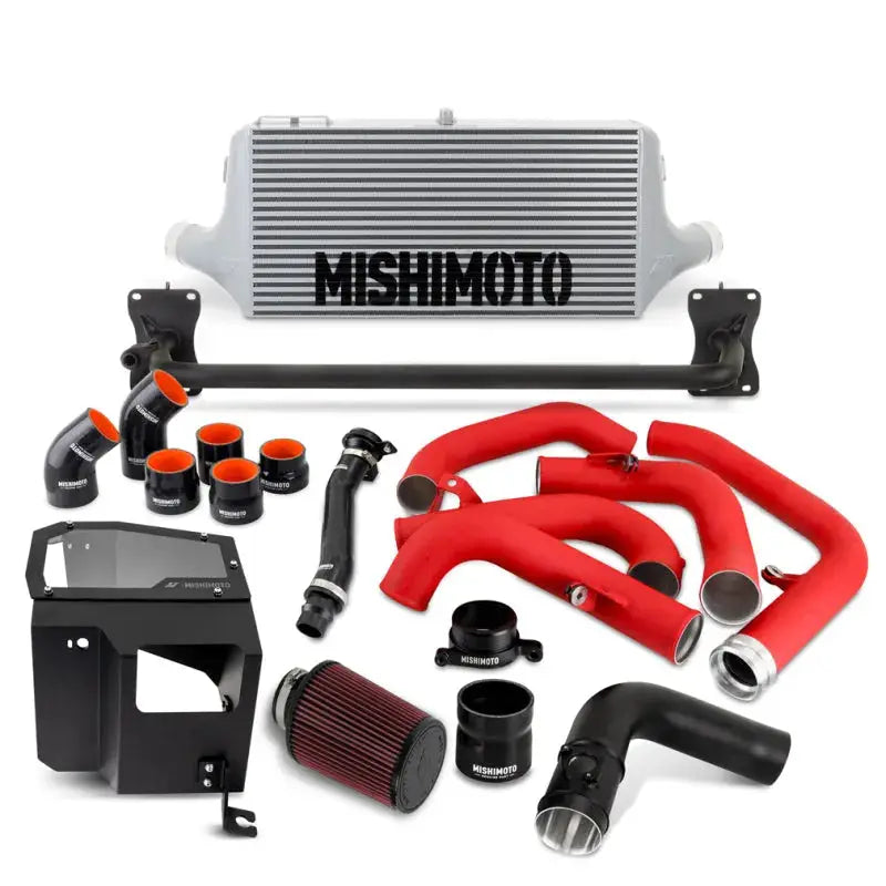 Automotive intercooler kit for Mishimoto 2022+ WRX with Intake SL Core and WRD Pipes