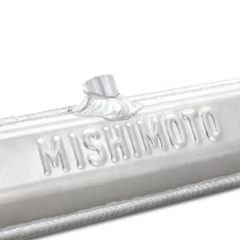 Silver metal Mishimoto component for Nissan Z 2023+ performance aluminum radiator
