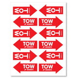 Red Tow arrow stickers sheet for Nissan Z tow hook RV parts & accessories