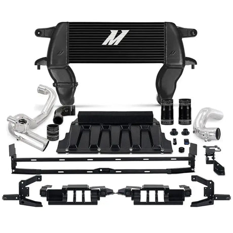 Automotive intercooler kit with core p pipes and high mount int for Mishimoto Bronco