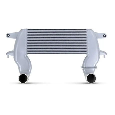 Silver high mount intercooler with horizontal fins for Mishimoto 21+ Bronco High Mount INT Kit