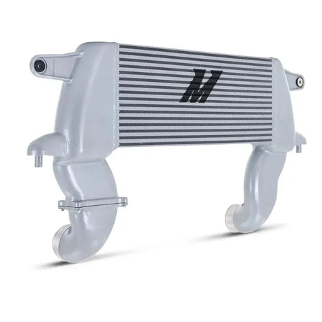Silver high mount int intercooler with curved pipes for Mishimoto 21+ Bronco 2.3L kit