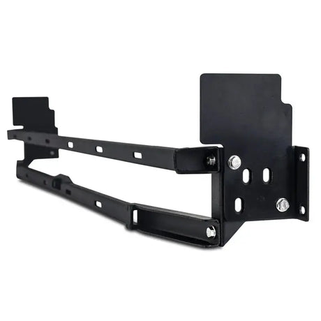 Black metal frame with mounting plates for Mishimoto 21+ Bronco high mount int kit