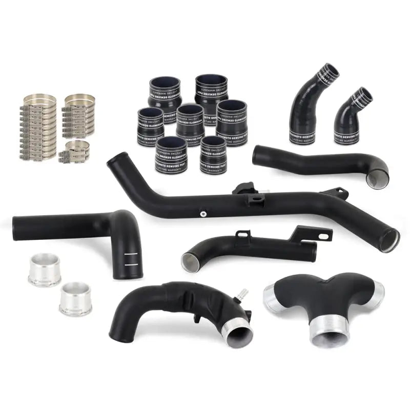 Mishimoto 21 + Bronco 2.7L Intercooler Pipe Kit Micro Wrinkle Black - Truck & Automotive