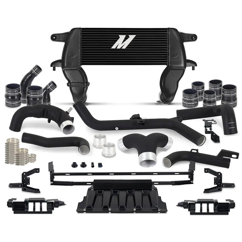 Mishimoto 21 + Ford Bronco 2.7L High Mount INT Kit BK Pipes Core - Truck & Automotive