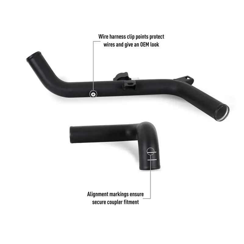 Mishimoto 21 + Ford Bronco 2.7L High Mount INT Kit BK Pipes Core - Truck & Automotive