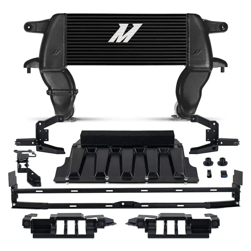 Mishimoto 21 + Ford Bronco High Mount Intercooler Kit - Black - Truck & Automotive