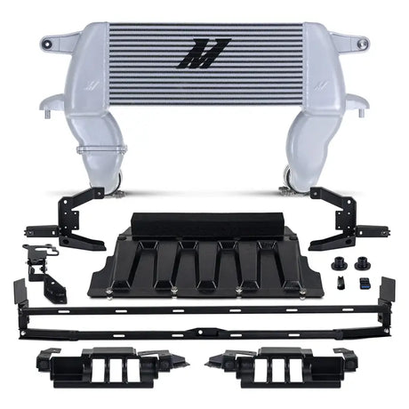 Mishimoto 21 + Ford Bronco High Mount Intercooler Kit - Silver - Truck & Automotive