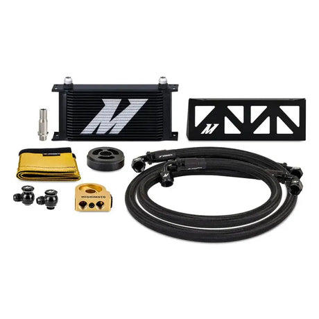 Mishimoto 22 + Subaru BRZ/Toyota GR86 Oil Cooler Kit Thermostatic - Black - Cooling