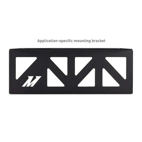 Black mounting bracket with triangular cutouts for Subaru BRZ or Toyota GR86 oil cooler kit