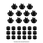 Mishimoto 22 + WRX TMIC Kit Black Core Pipes - Truck & Automotive