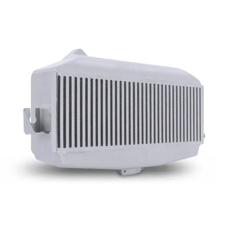 White vented electronic device from Mishimoto 22+ WRX TMIC Kit with Red Pipes