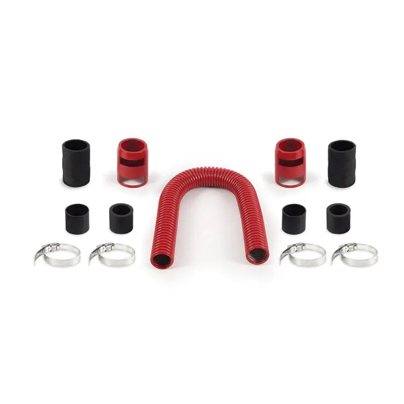 Mishimoto MMAH-U24RD Mishimoto 24in Flexible Radiator Hose Kit Red