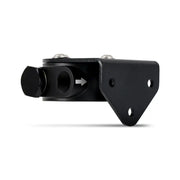 Black metal remote oil filter mount bracket for Mishimoto 3/4-16 threaded oil filter install