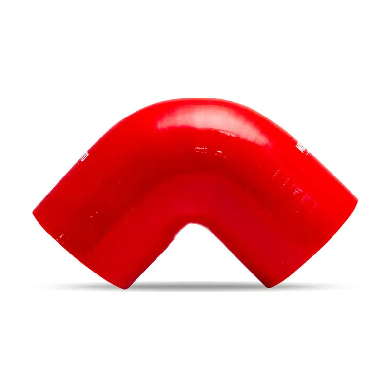 Red silicone elbow hose for vehicle’s performance - Mishimoto 3.5in 90 degree coupler