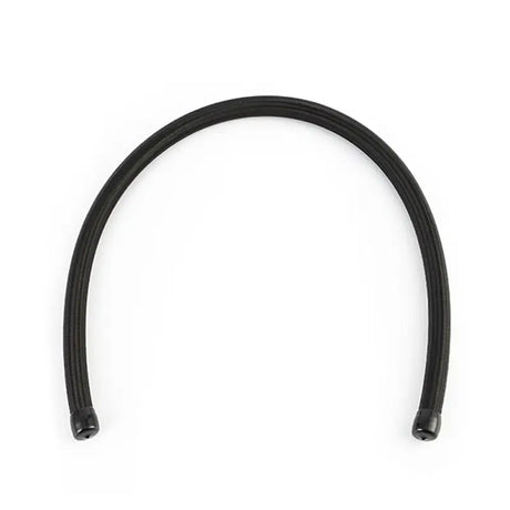 Black braided neck pillow for Mishimoto 3ft stainless steel braided hose setup