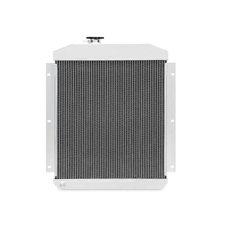 Silver aluminum radiator for Chevrolet 3100 Series Truck with drain plug Phoenix Radiators