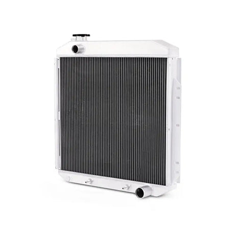 Silver aluminum radiator for Ford F-Series Mishimoto X-Line Aluminum Radiator upgrade