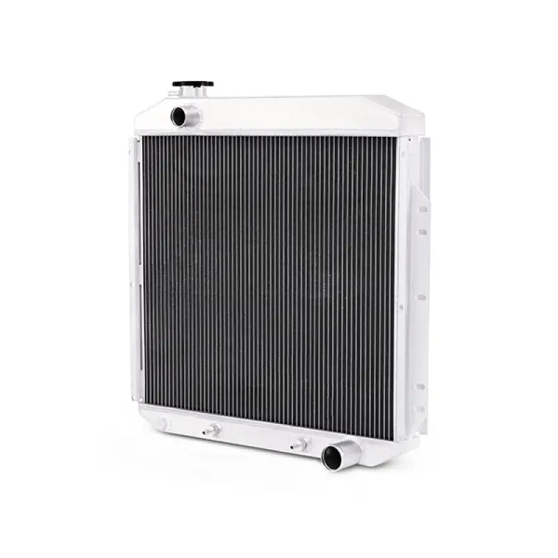 Silver aluminum radiator for Ford F-Series Mishimoto X-Line Aluminum Radiator upgrade