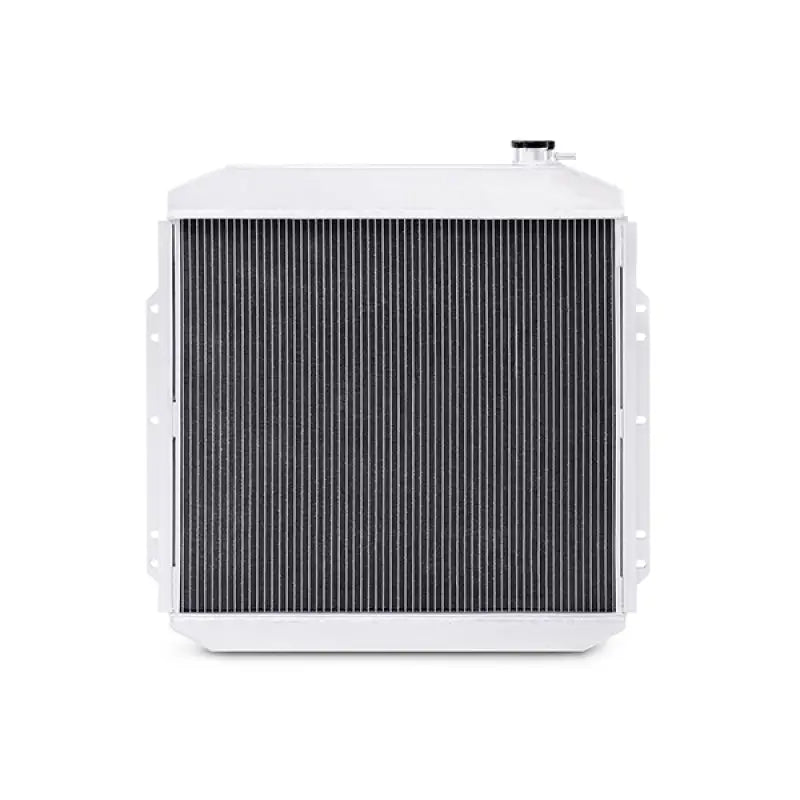 White automotive radiator for Ford F-Series with X-Line Aluminum Radiator upgrade