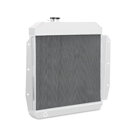 White aluminum radiator for Chevrolet truck Mishimoto 55-59 GM 3100 Series X-Line
