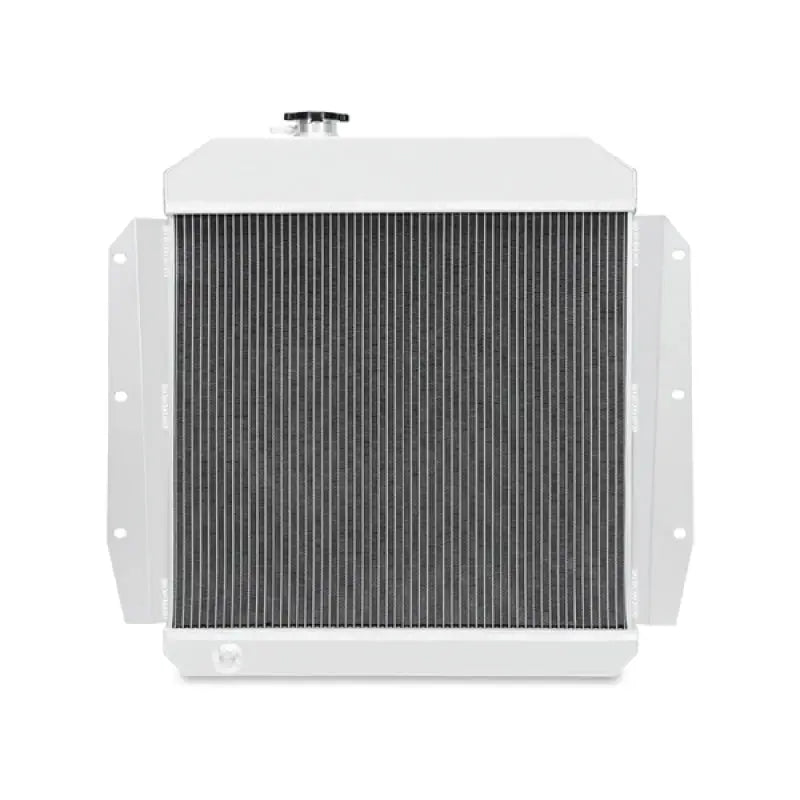 White aluminum radiator for Chevrolet truck Mishimoto 55-59 GM 3100 X-Line Aluminum Radiator