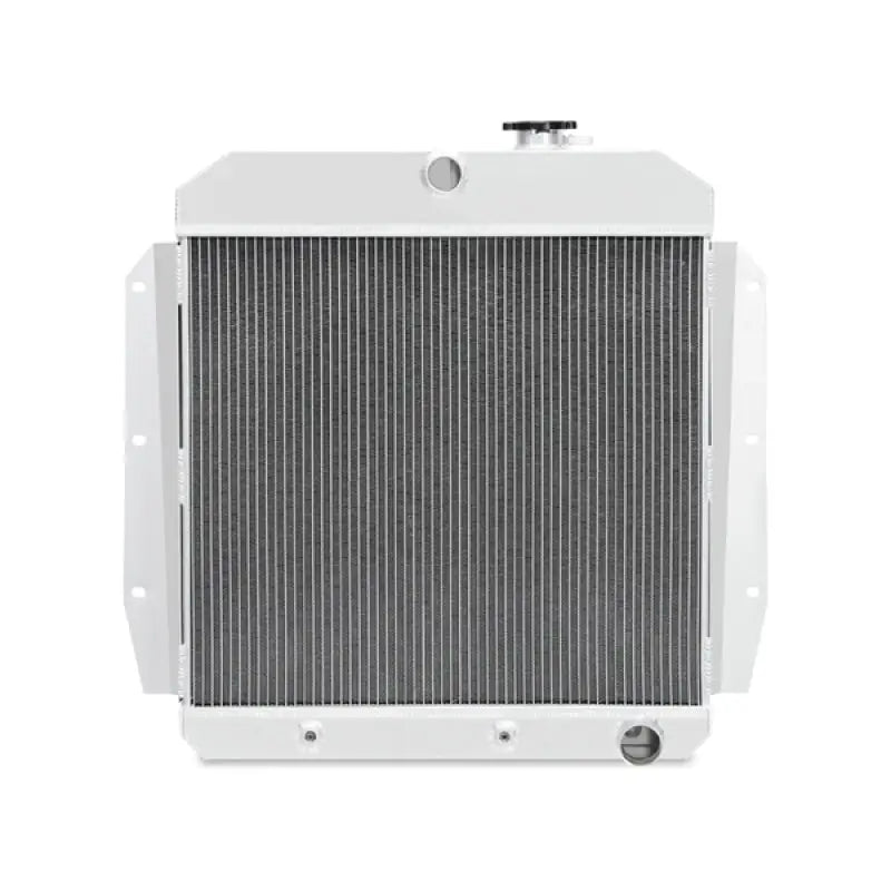 White aluminum radiator for Chevrolet truck Mishimoto 55-59 GM 3100 Series X-Line