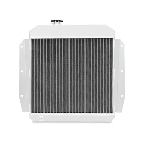 White aluminum radiator for Chevrolet truck Mishimoto 55-59 GM 3100 Series X-Line