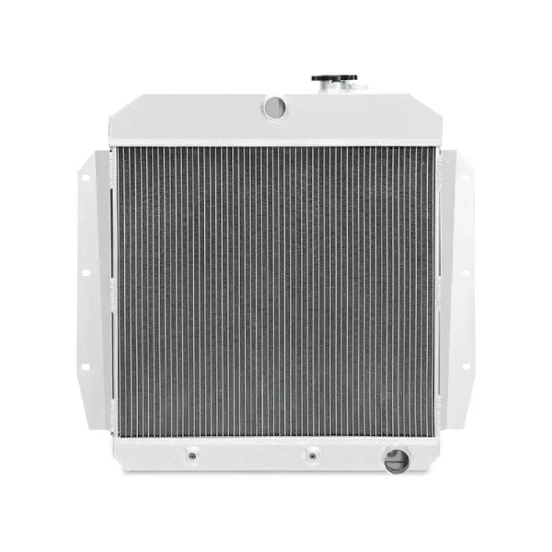 White aluminum radiator for Chevrolet truck Mishimoto 55-59 GM 3100 Series X-Line