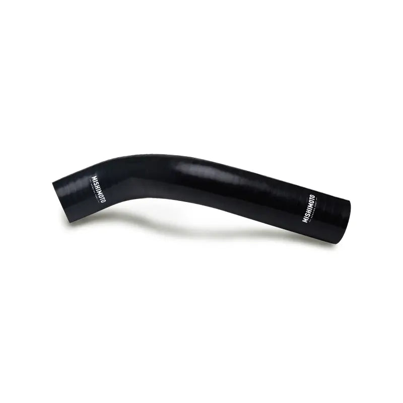 Black curved silicone upper radiator hose for Ford Mustang 67-69 radiator upgrade