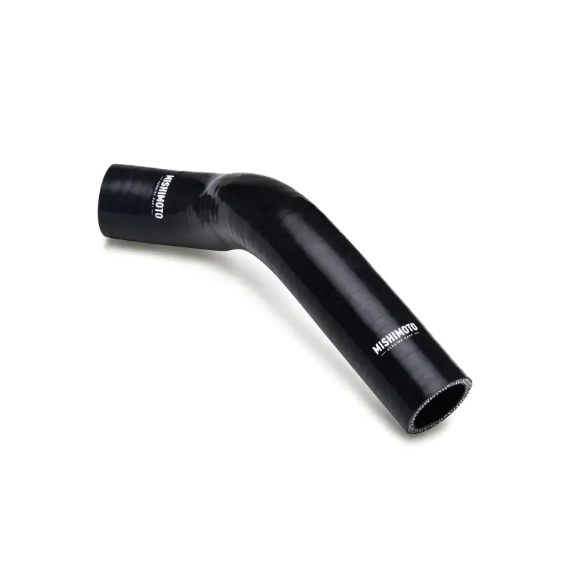 Black silicone upper radiator hose for Ford Mustang 67-69 Mishimoto radiator upgrade