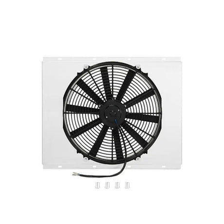 Pontiac Firebird fan shroud with mounting hardware for performance cooling upgrade