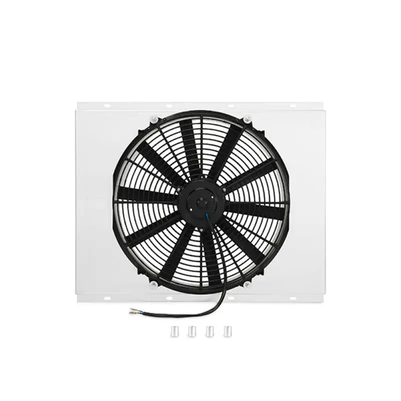 Pontiac Firebird fan shroud with mounting hardware for performance cooling upgrade