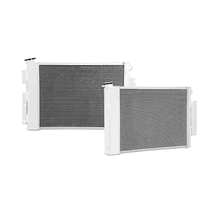 White aluminum radiators for Pontiac Firebird performance aluminum radiator upgrade