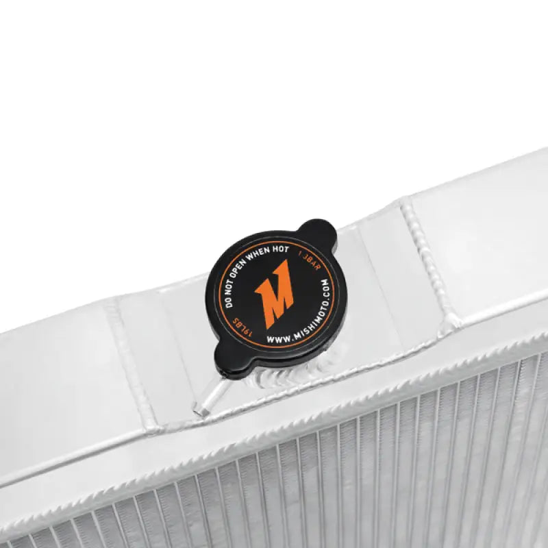 Aluminum radiator with black cap for Ford Mustang big block models
