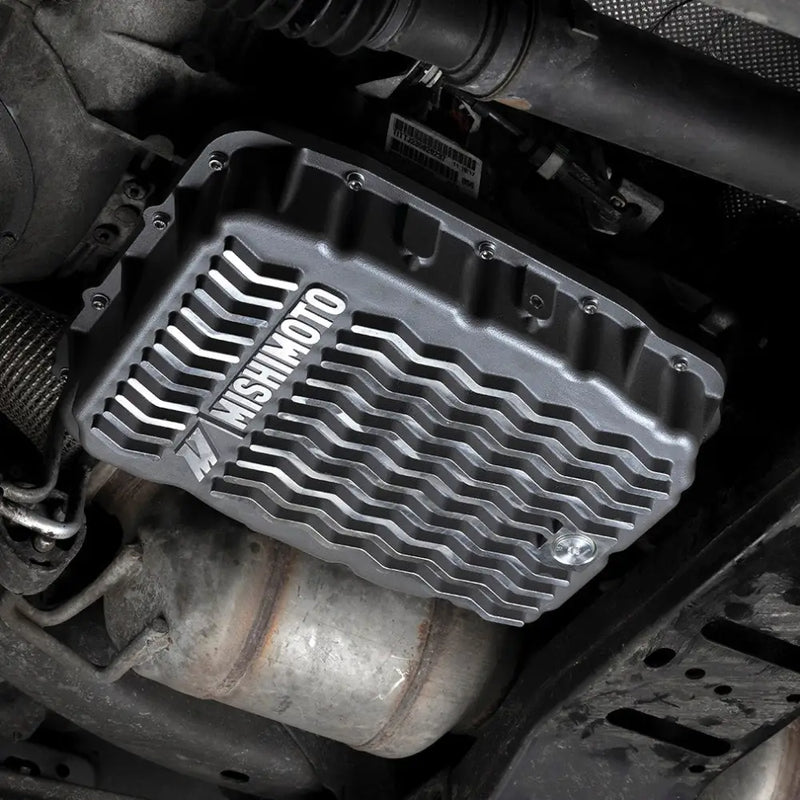 Mishimoto Limited Lifetime Warranty Auto Trans Oil Pan MMTP-RAM-07 - 2007.5 Ram 6.7L Cummins 68RFE Tra